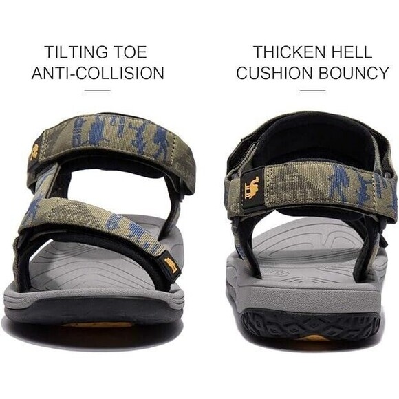CAMEL CROWN Mens Hiking Sandals Waterproof with Arch Support Open Toe SZ 11 main image 12
